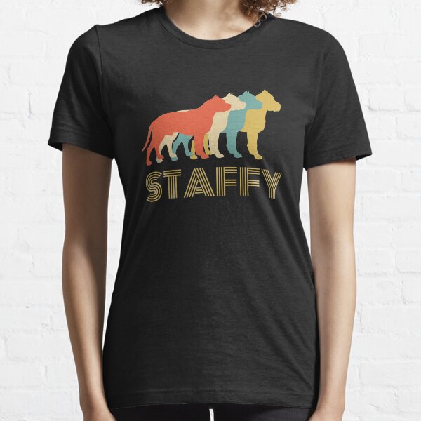Item preview, Staffordshire Bull Terrier Staffy Dog Vintage Look designed and sold by LarkDesigns.