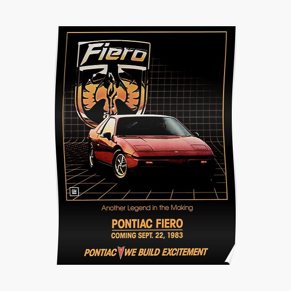 PONTIAC FIERO Poster