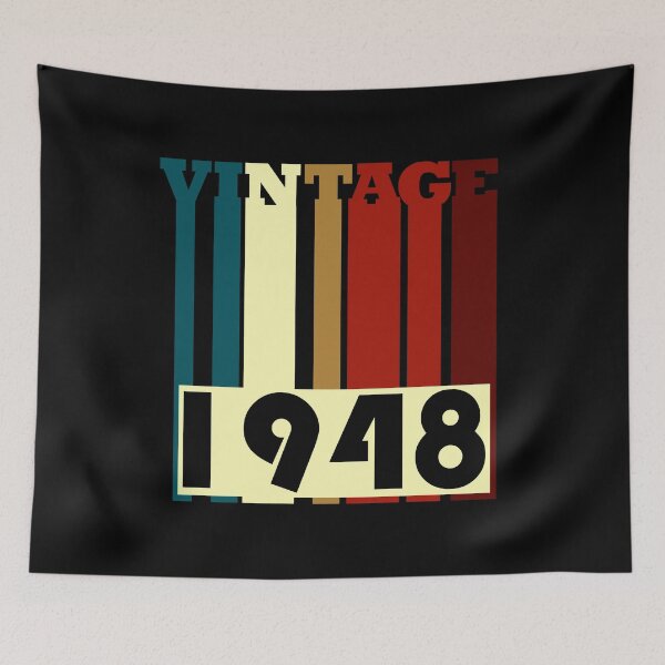 Item preview, Vintage 1948 70 cumpleaños regalo retro colores diseño designed and sold by LarkDesigns.