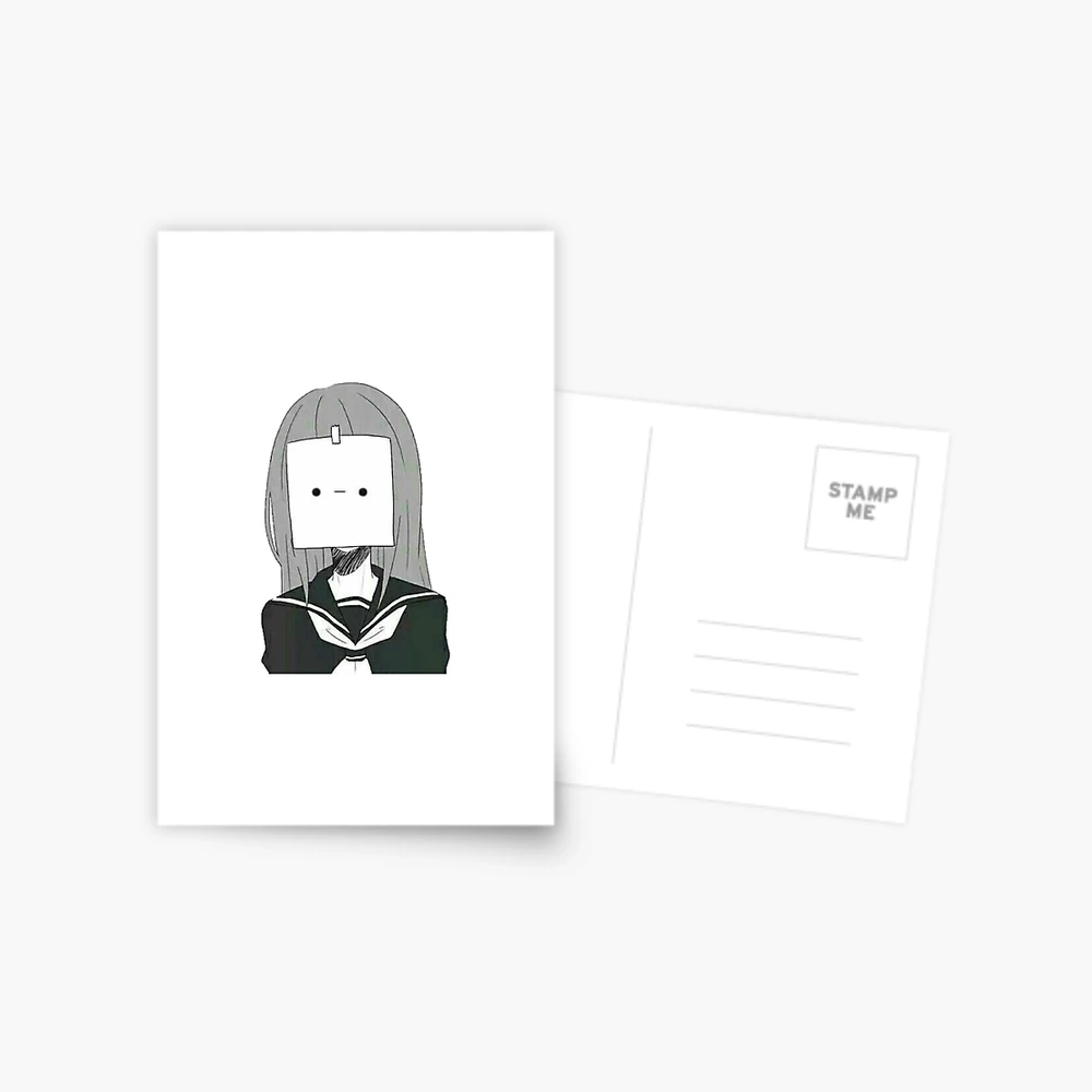 Sad Anime girl Postcard for Sale by WittyMillennial