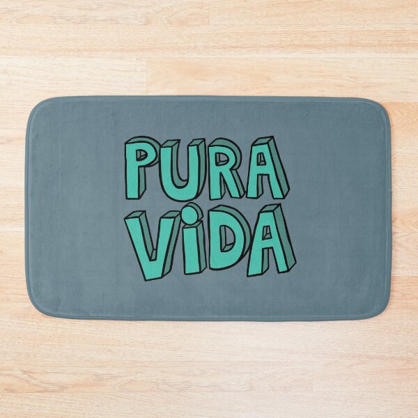 Item preview, Badly Drawn Pura Vida - Teal designed and sold by MOREDANKMEMES.