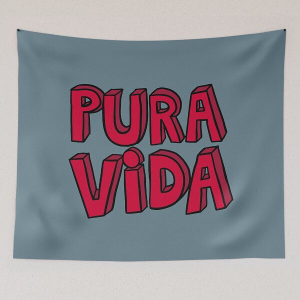 Item preview, Badly Drawn Pura Vida - Red designed and sold by MOREDANKMEMES.