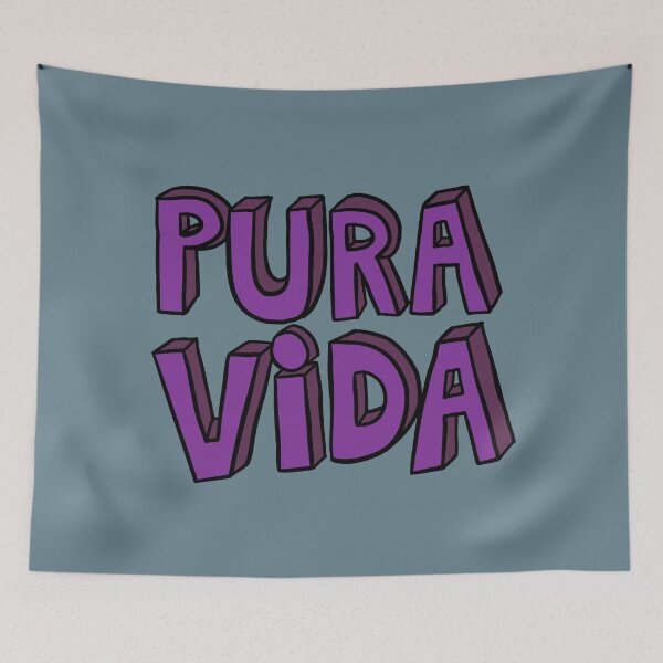 Item preview, Badly Drawn Pura Vida - Purple designed and sold by MOREDANKMEMES.