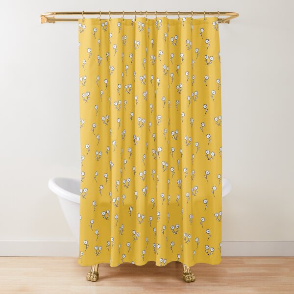 Daisies dancing in sunshine Shower Curtain