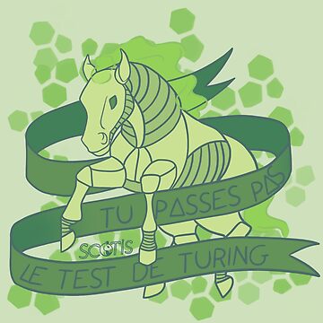 Aperçu de l'œuvre Tu passes pas le test de Turing [Insulter avec poney] de ScotisFr