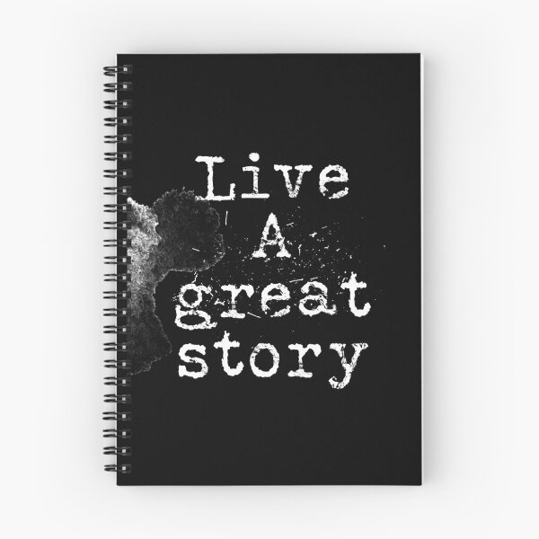 Item preview, Live a great story typography text art quote by Word Fandom - wordfandom designed and sold by Kerry Pritchard.