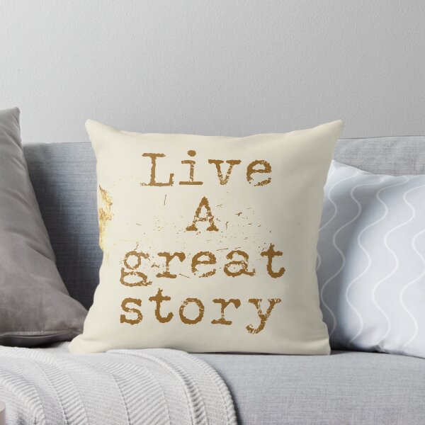 Item preview, Live a great story typography text art quote by Word Fandom - wordfandom designed and sold by Kerry Pritchard.