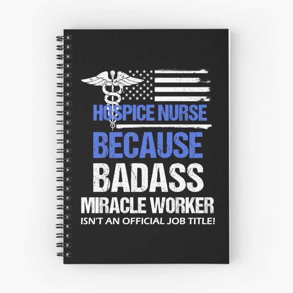 Item preview, Hospice Nurse Badass Miracle Worker designed and sold by LarkDesigns.