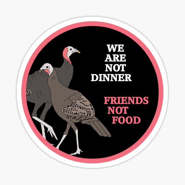 We Are Not Dinner Sticker