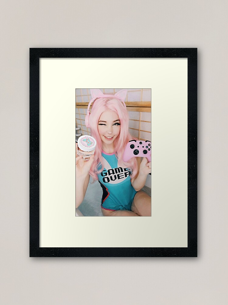 Belle Delphine Bath Water Art Board Print for Sale by Rainfalling