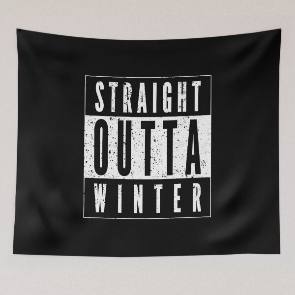 Item preview, Straight Outta Winter Season Distressed Vintage Look designed and sold by LarkDesigns.