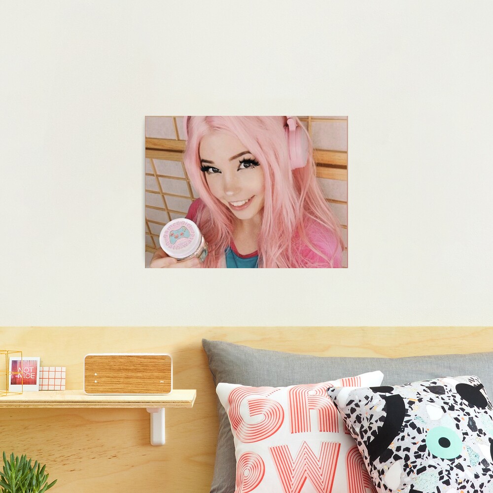 Belle Delphine Bath Water Art Board Print for Sale by Rainfalling