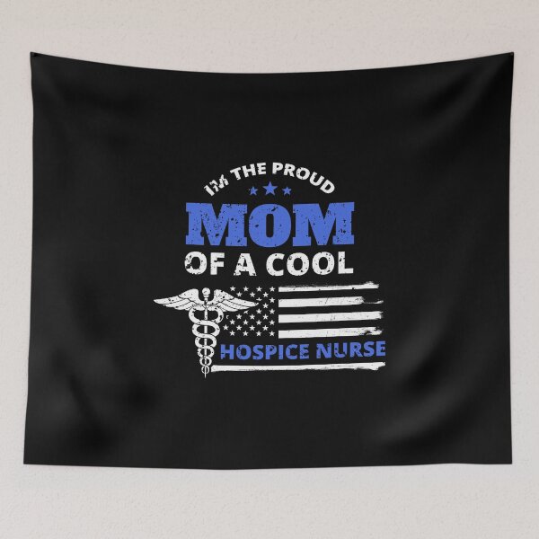 Item preview, Cool Hospice Nurse Proud Mom Distressed Design designed and sold by LarkDesigns.