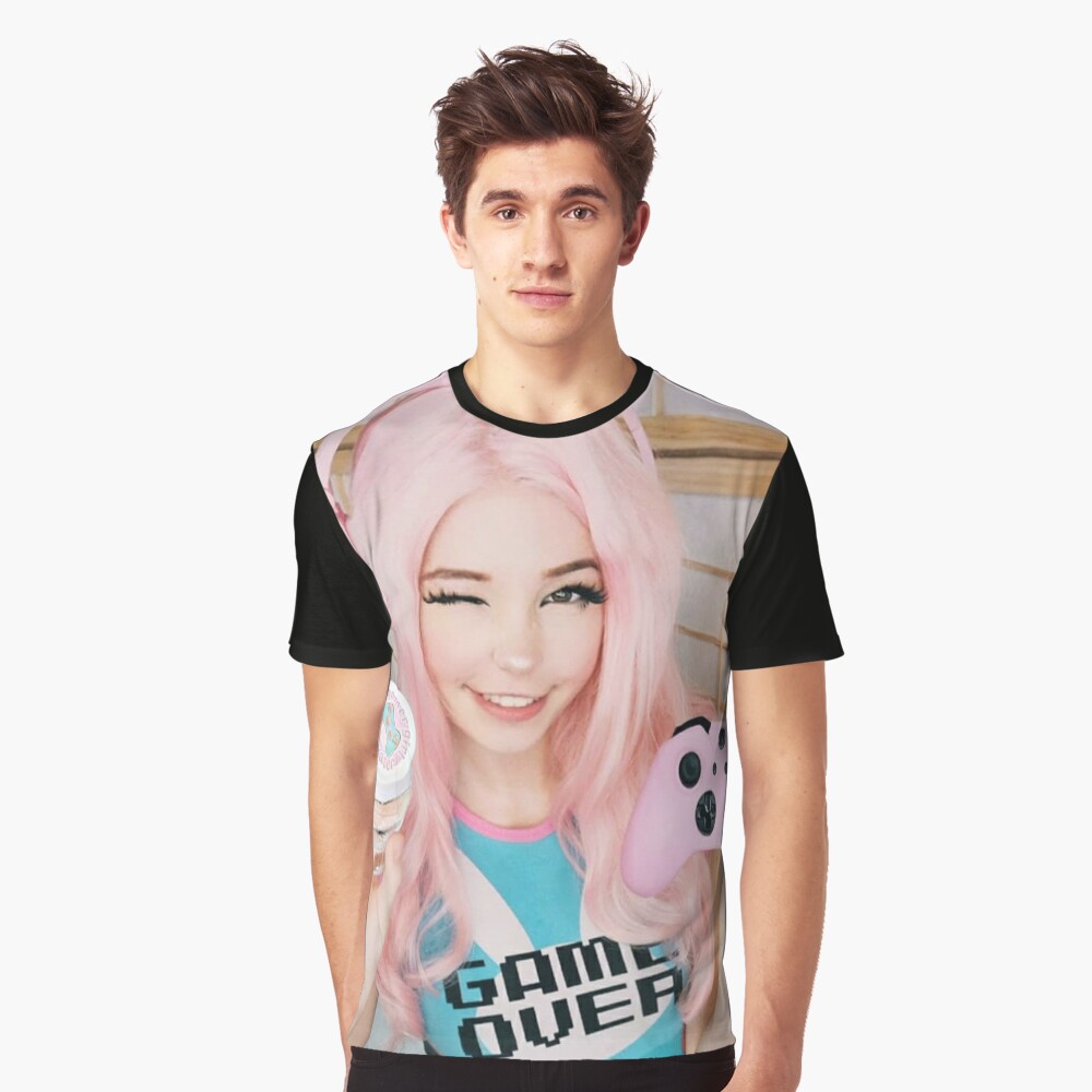 Belle Delphine Blink T Shirt 100% Cotton Belle Delphine Blink Gamer Girl  Bath Water Bell Delphine Belle Delphine Gamer Belle - AliExpress