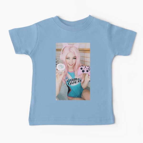 Belle Delphine Blink T Shirt 100% Cotton Belle Delphine Blink Gamer Girl  Bath Water Bell Delphine Belle Delphine Gamer Belle - AliExpress