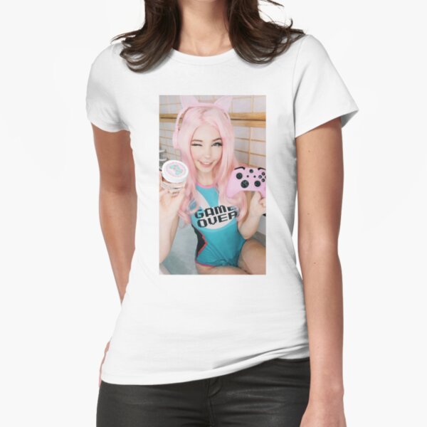 Belle Delphine Blink T Shirt 100% Cotton Belle Delphine Blink Gamer Girl  Bath Water Bell Delphine Belle Delphine Gamer Belle - AliExpress