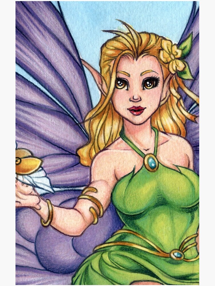 Woodland Fairy Friend by cybercat