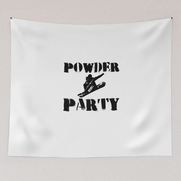 Item preview, Powder Party Snowboarding Snowboarding Freestyle Winter Wintersport designed and sold by VollNiceDesign.