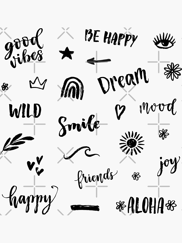 "Funny stickers quotes pack" Sticker for Sale by natakuprova Redbubble