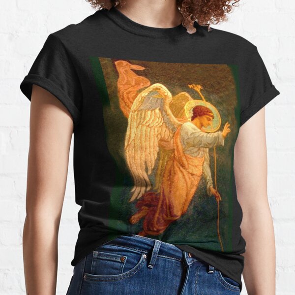 Angel, Blessing, angelology, Halo, Holy, Giving Benediction, Protect, Protection, Church, St Petersburg, Russia. Classic T-Shirt