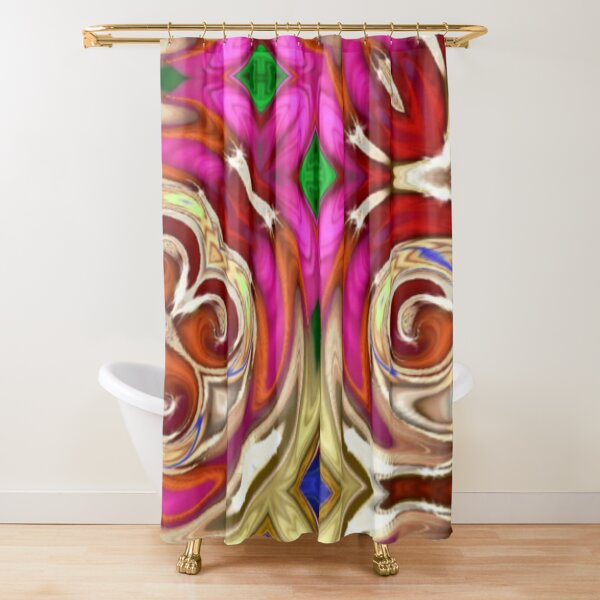 Hint of Pink Shower Curtain