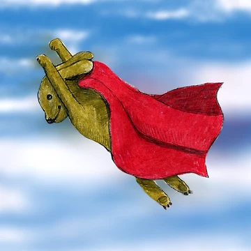 Artwork thumbnail, Flying Dog - Turner by RushingRiver
