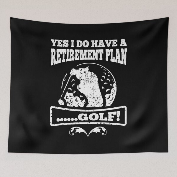 Item preview, Golf is My Retirement Plan Funny Golfer designed and sold by LarkDesigns.