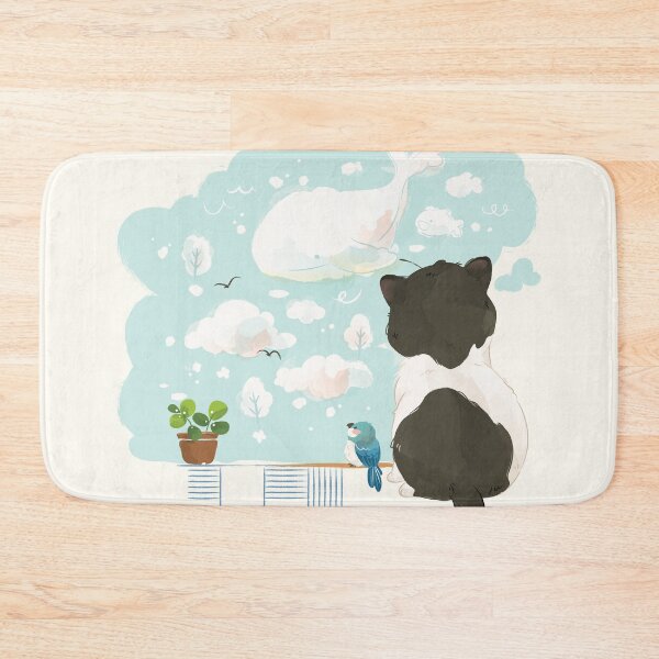 Item preview, A Cat's Day - Daydream Cloud Gazing designed and sold by twigsandpaper.