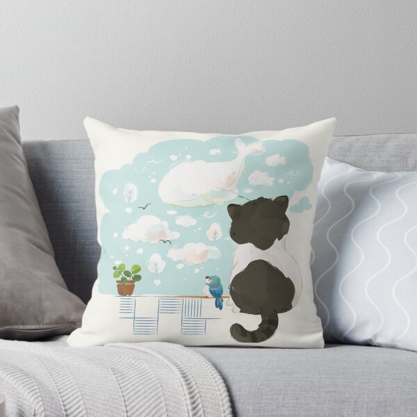 Item preview, A Cat's Day - Daydream Cloud Gazing designed and sold by twigsandpaper.