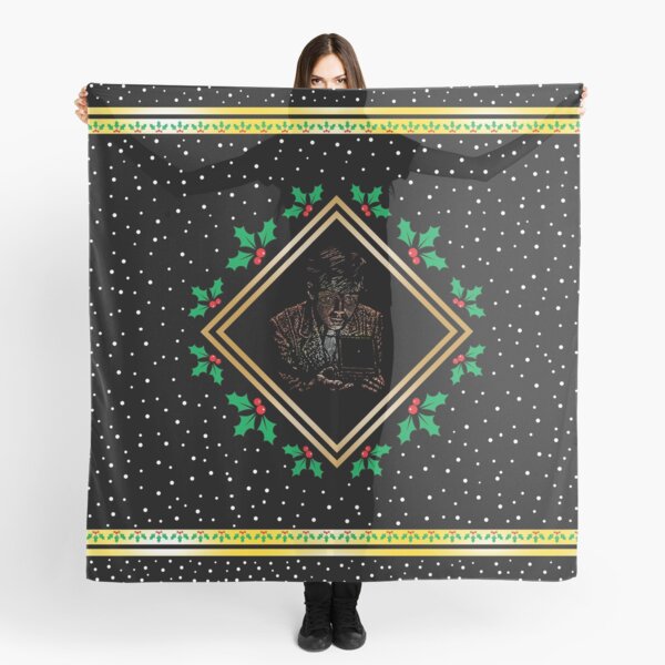 Opening the Box - Snowy Night Fresco Scarf