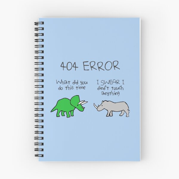 Item preview, 404 Error (Triceratops and Rhino) designed and sold by jezkemp.