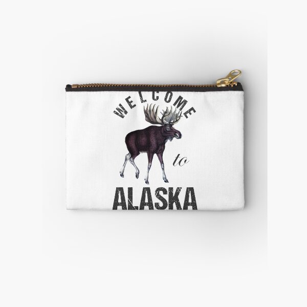 Item preview, Alaska Moose Welcome to Alaska for White Shirt designed and sold by LarkDesigns.
