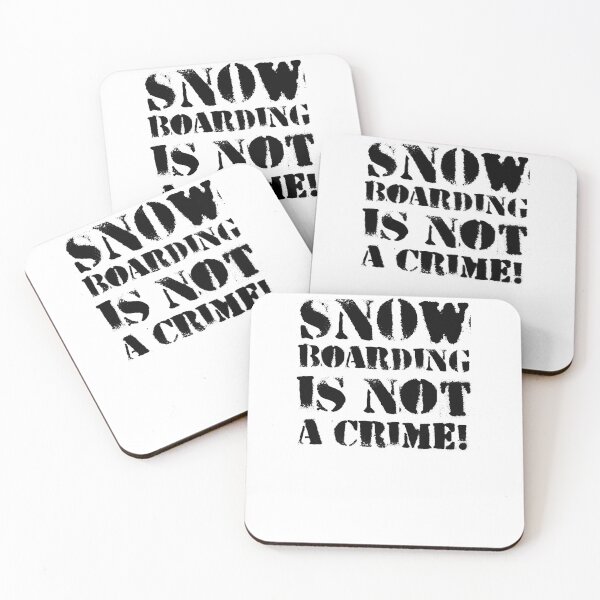 Item preview, Snowboarding is not a crime Snowboarding Snowboard Freestyle Winter Wintersport designed and sold by VollNiceDesign.