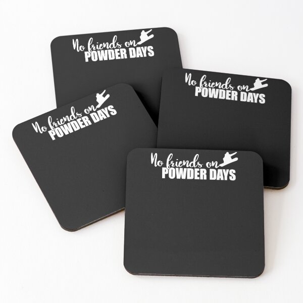 Item preview, No friends on Powder Days Snowboarding Snowboarding Freestyle Winter Wintersport designed and sold by VollNiceDesign.