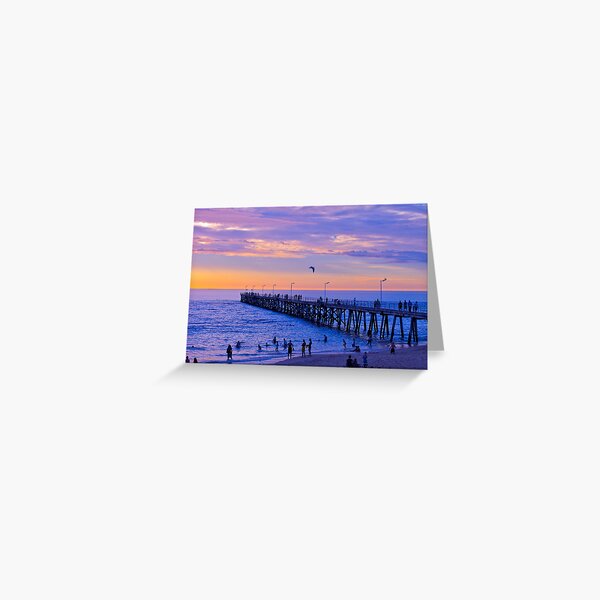 Item preview, Port Noarlunga Jetty @ dusk designed and sold by browna.