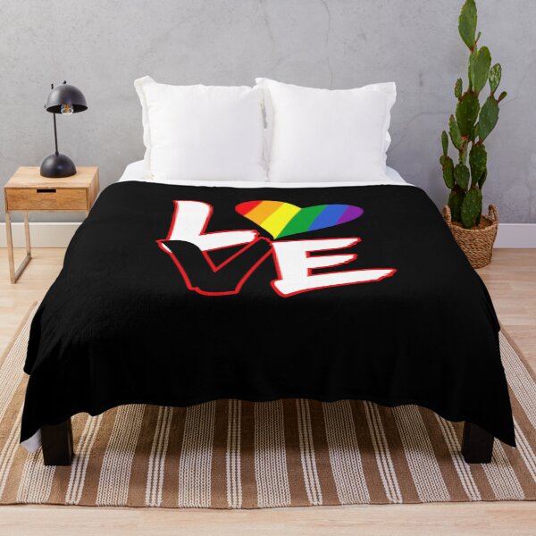 Item preview, LGBT Pride Love Rainbow T Shirt designed and sold by Urbane Designs.