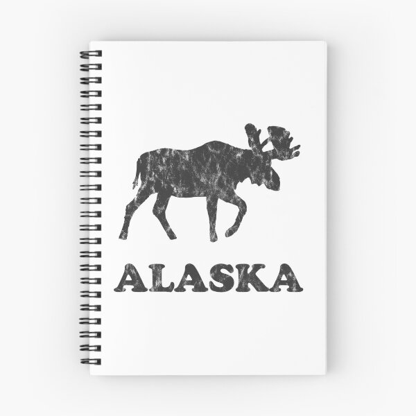 Item preview, Alaska Moose Elk Distressed Charcoal designed and sold by LarkDesigns.