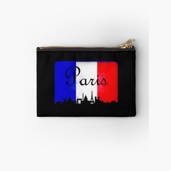Item preview, Paris France City Skyline Silhouette French Flag designed and sold by LarkDesigns.