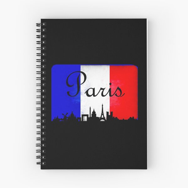 Item preview, Paris France City Skyline Silhouette French Flag designed and sold by LarkDesigns.