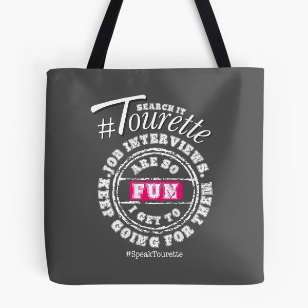 Item preview, #Tourettes - Job Interviews Are So Fun , I Keep Going For Them, Tourette Syndrome Awareness designed and sold by MJDezigns.