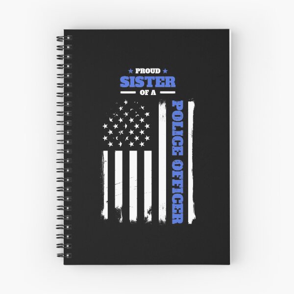 Item preview, Proud Sister of a Police Officer Distressed Flag designed and sold by LarkDesigns.