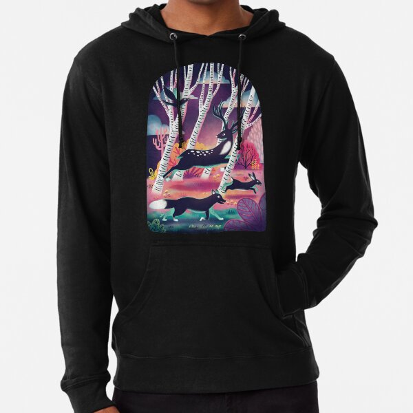 Forest Wildlife Lightweight Hoodie