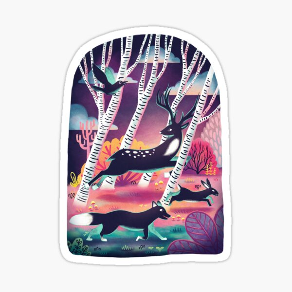 Forest Wildlife Sticker
