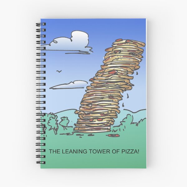 Item preview, The Leaning Tower of Pizza designed and sold by backinajpg.