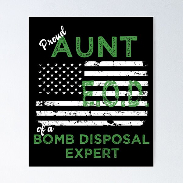 Artikelvorschau, Stolze Tante eines Bombenentsorgungsexperten EOD entworfen und verkauft von LarkDesigns.