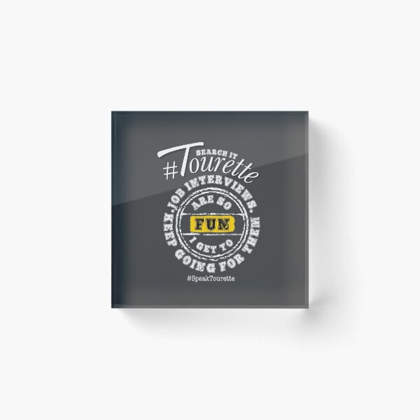 Item preview, #Tourettes - Job Interviews Are So Fun , I Keep Going For Them, Tourette Syndrome Awareness designed and sold by MJDezigns.