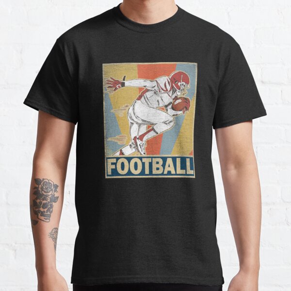 American Football Retro Player Sport Gift Idea Unisex Stars & Stripes  T-Shirt