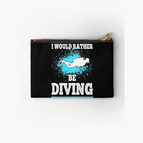 Item preview, Scuba Diver I Would Rather Be Diving Distressed designed and sold by LarkDesigns.
