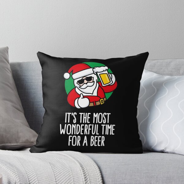 Item preview, It's the most wonderful time for a beer Santa Claus Gift Funny beer drinking Santa Claus Xmas Christmas designed and sold by LaundryFactory.