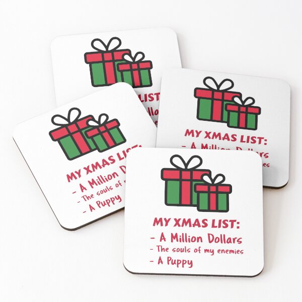 Item preview, My X-mas List T-Shirt designed and sold by KionaDesign.